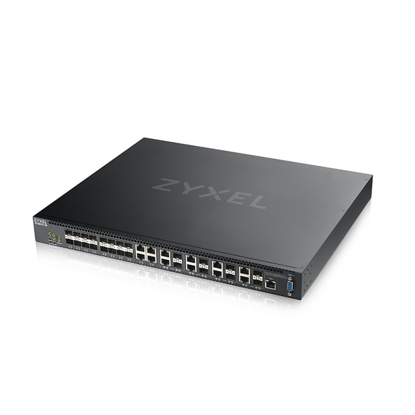 Купить Коммутатор ZyXEL XS3800-28-ZZ0101F L2+ switch , 4xRJ-45: 1 / 2.5 / 5 / 10G, 8xCombo (SFP: 1 / 10G, RJ-45: 1 / 2.5 / 5 / 10G), 16xSFP +, изображение 3 в компании Зеон