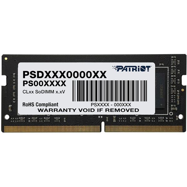 Купить Модуль памяти Patriot Signature Line 8Gb DDR4 SODIMM  CL22 [PSD48G320081S] в компании Зеон