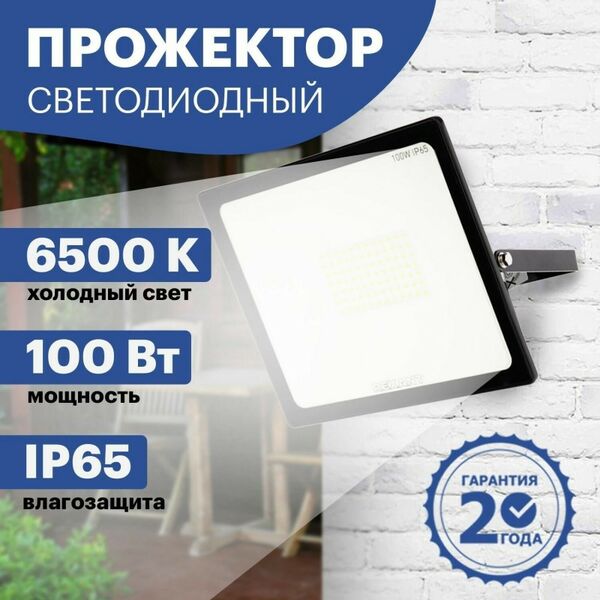 Осветительные приборы: Прожектор светодиодный Rexant 605-005 LED 100Вт IP65 6500K фотографии