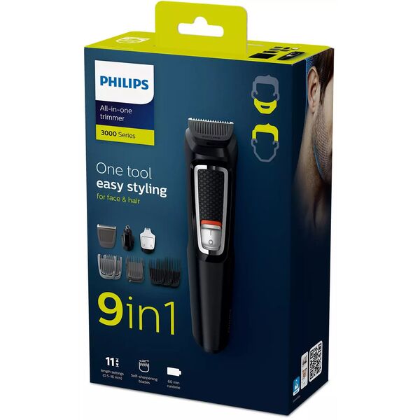 Купить Триммер для стрижки волос PHILIPS MG3740/15 черный, изображение 5 в компании Зеон