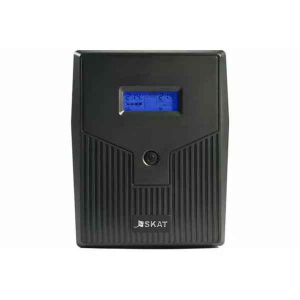 Купить ИБП Бастион SKAT-UPS 1500/900 линейно-интерактивный, 1500VA, 900W, 2xEURO, 2xC13, RJ-11, USB, черный, изображение 3 в компании Зеон