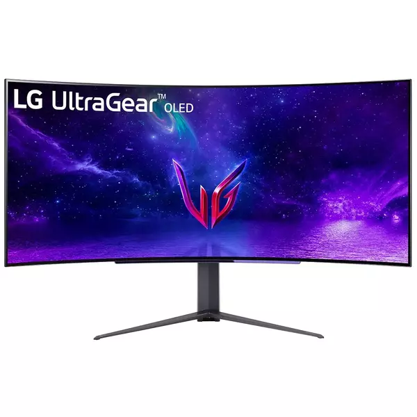 Купить Монитор LG 45GR95QE-B.ARUZ UltraGear 44.5", OLED, LED, 21:9, HDMI, матовая, 3440x1440, DP, USB, черный, 10.9кг в компании Зеон