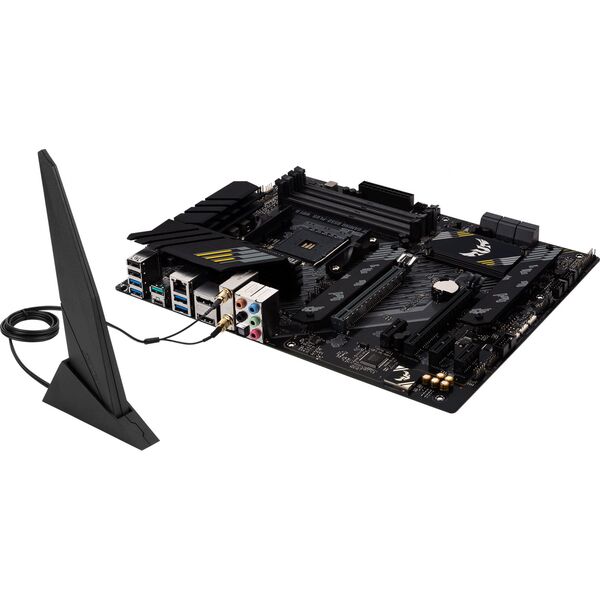 Купить Материнская плата Asus TUF GAMING B550-PLUS WIFI II AM4  2xPCI-E HDMI+DP 2.5GbLAN+WiFi+BT SATA ATX 4DDR4 RTL, изображение 6 в компании Зеон