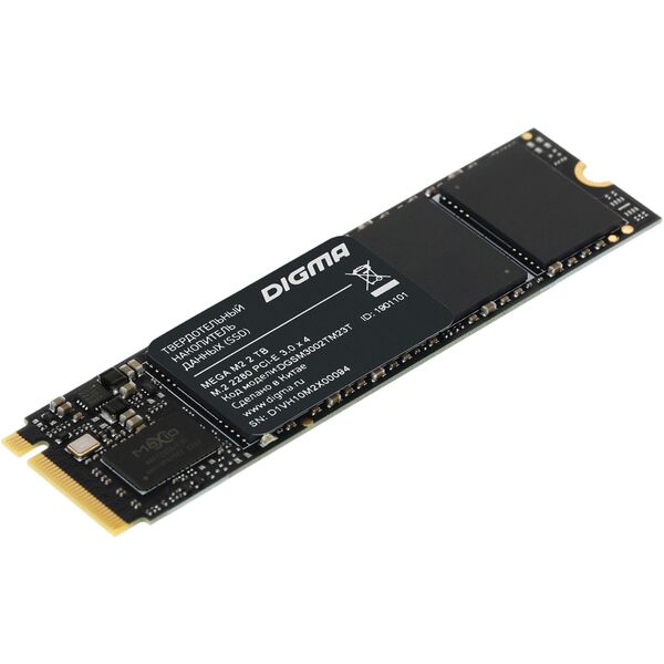 Купить SSD-накопитель Digma 2Tb Mega M2 PCIe 3.0 x4 M.2 2280 [DGSM3002TM23T], изображение 2 в компании Зеон