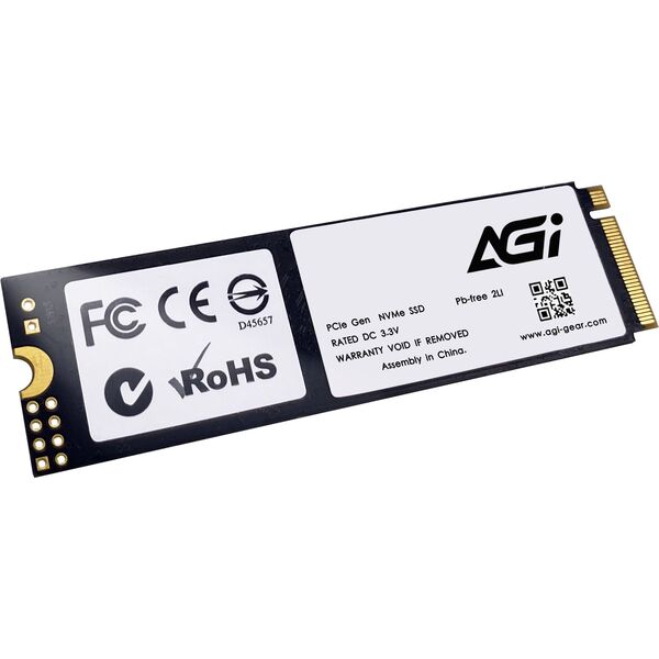 Купить SSD-накопитель AGI 2Tb PCIe 4.0 x4 M.2 2280 [AGI2T0G43AI818], изображение 2 в компании Зеон