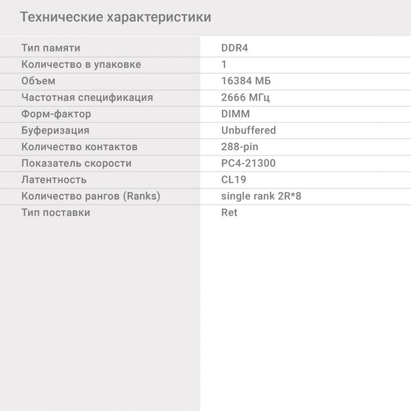 Купить Память Digma 16Gb DDR4 2666MHz PC4-21300 CL19 DIMM 288-pin 1.2В single rank RTL [DGMAD42666016S], изображение 9 в компании Зеон