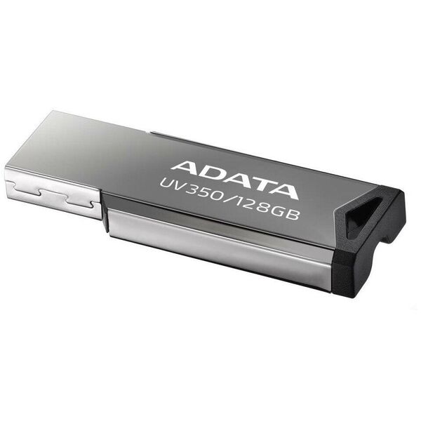 Купить Флеш-диск AData 128Gb UV350 USB3.0 серебристый [AUV350-128G-RBK], изображение 2 в компании Зеон