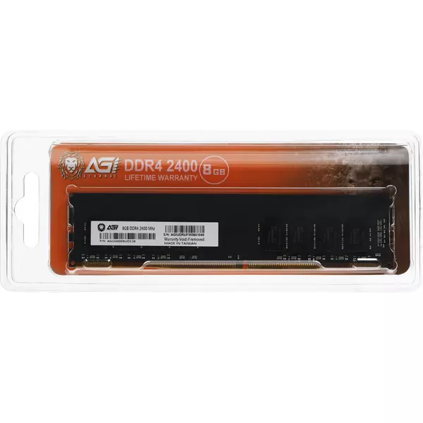 Купить Оперативная память AGI 8Gb UD138 DDR4 2400MHz PC4-19200 CL17 DIMM 288-pin 1.2В RTL [AGI240008UD138], изображение 2 в компании Зеон