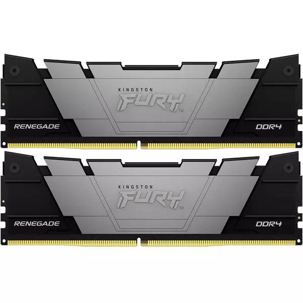 Купить Оперативная память Kingston Fury Renegade Black Gaming 16Gb Kit 2x8Gb DDR4 4266MHz PC4-34100 CL19 DIMM 288-pin 1.4В single rank с радиатором RTL [KF442C19RB2K2/16] в компании Зеон