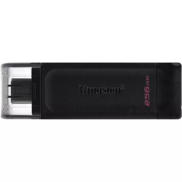 Купить Флеш-диск Kingston DataTraveler 70 256Gb Type-C USB3.2 черный [DT70/256GB], изображение 2 в компании Зеон