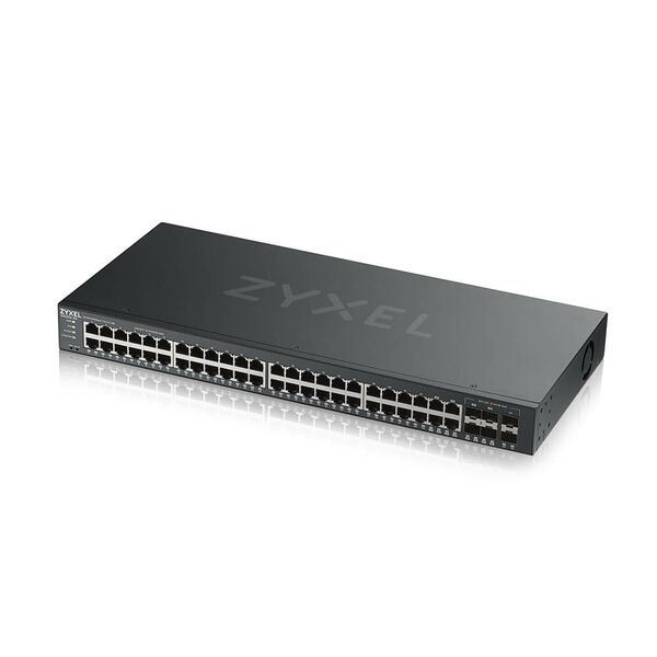 Купить Коммутатор ZyXEL GS2220-50-EU0101F NebulaFlex Pro Hybrid L2, 19", 44xGE, 4 combo ports (SFP / RJ-45), 2xSFP, standalone / cloud management, изображение 2 в компании Зеон