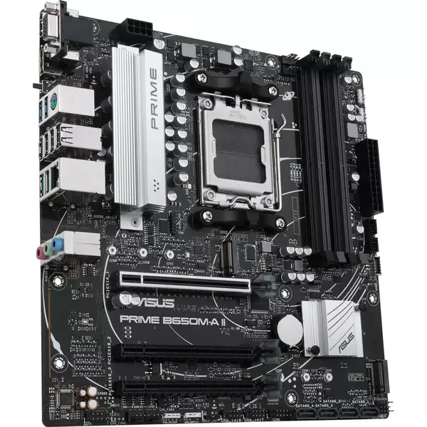 Купить Материнская плата Asus PRIME B650M-A II-CSM AM5 AMD B650 4xDDR5 mATX AC97 8ch(7.1) 2.5Gg RAID+VGA+HDMI+DP, изображение 4 в компании Зеон