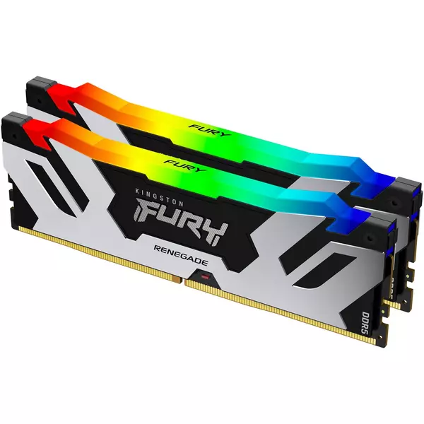 Купить Оперативная память Kingston Fury Renegade XMP RGB Gaming 48Gb Kit 2x24Gb DDR5 7200MHz PC5-57600 CL38 DIMM 288-pin 1.45В kit single rank с радиатором RTL [KF572C38RSAK2-48], изображение 3 в компании Зеон