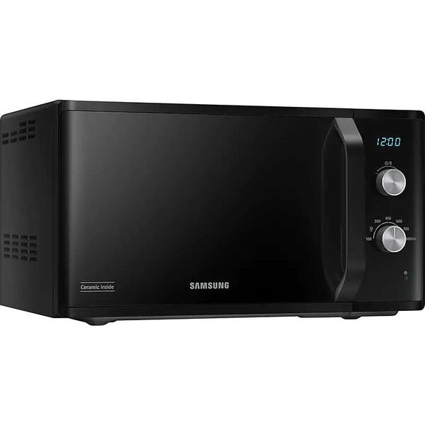 Купить Микроволновая печь Samsung MS23K3614AK/BW 23л, БИОкерамика, цвет чёрный, равномерное распределение микроволн, LED дисплей в компании Зеон