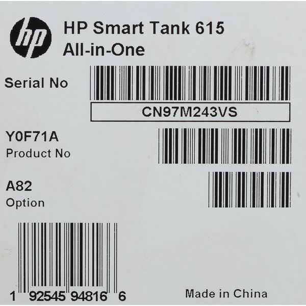 Купить МФУ струйный HP Smart Tank 615 AIO A4 WiFi BT USB черный [Y0F71A], изображение 13 в компании Зеон