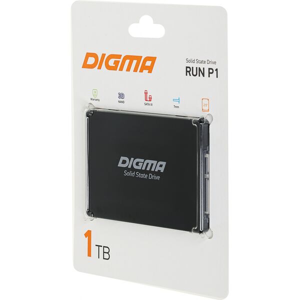 Купить SSD-накопитель Digma 1Tb Run P1 SATA-III 2.5" [DGSR2001TP13T], изображение 8 в компании Зеон