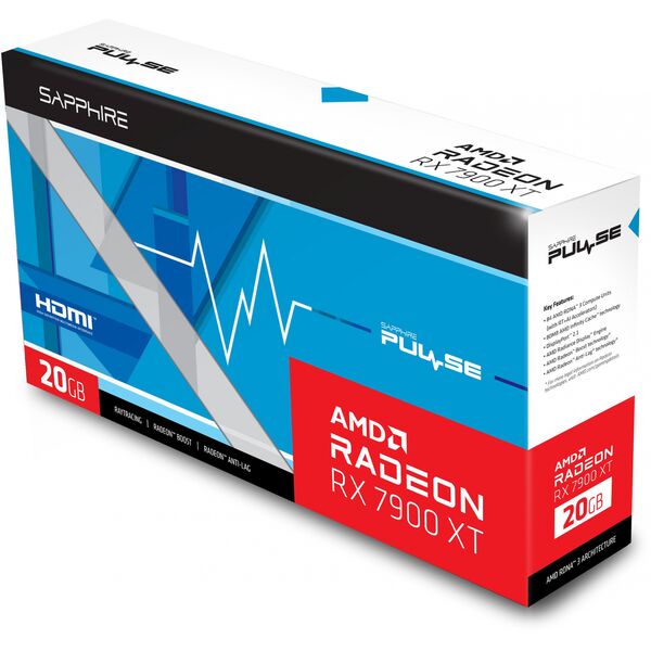 Купить Видеокарта Sapphire Radeon RX 7900XT PULSE GAMING OC 20Gb PCI-E 4.0 320bit GDDR6 2075/20000 HDMIx2 DPx2 HDCP RTL [11323-02-20G], изображение 6 в компании Зеон