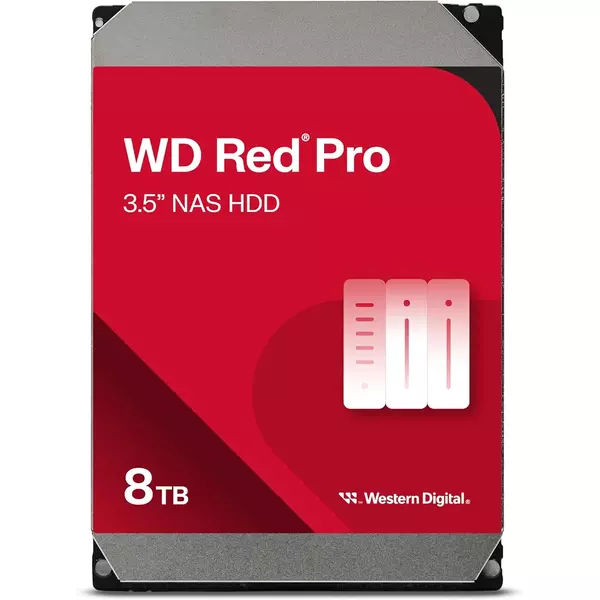 Купить Жесткий диск Western Digital 8Tb NAS Red Pro SATA-III 7200rpm 256Mb 3.5" [WD8005FFBX] в компании Зеон