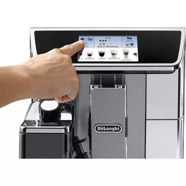 Купить Кофемашина DeLonghi ECAM650.75.MS 1450Вт серебристый, изображение 5 в компании Зеон