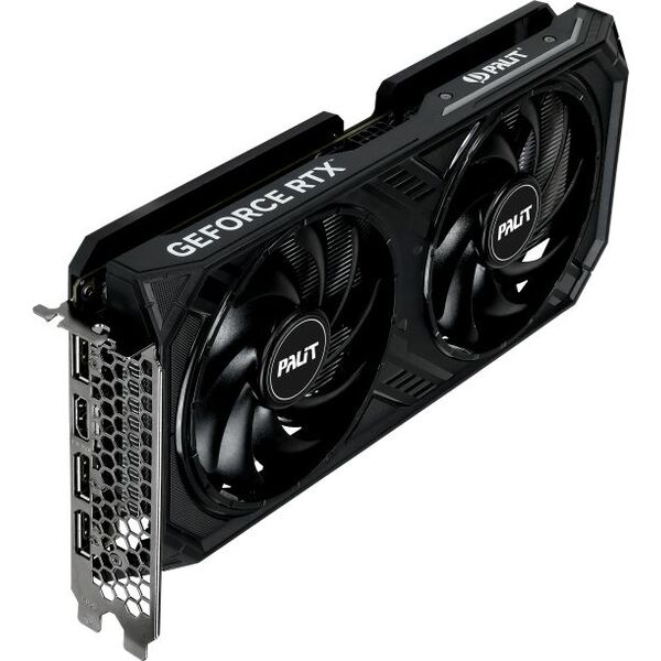 Купить Видеокарта Palit GeForce RTX 4060 8Gb PCI-E 4.0 128bit GDDR6 1830/17000 HDMIx1 DPx3 HDCP RTL (RTX4060 DUAL OC NVIDIA) [NE64060T19P1-1070D], изображение 2 в компании Зеон