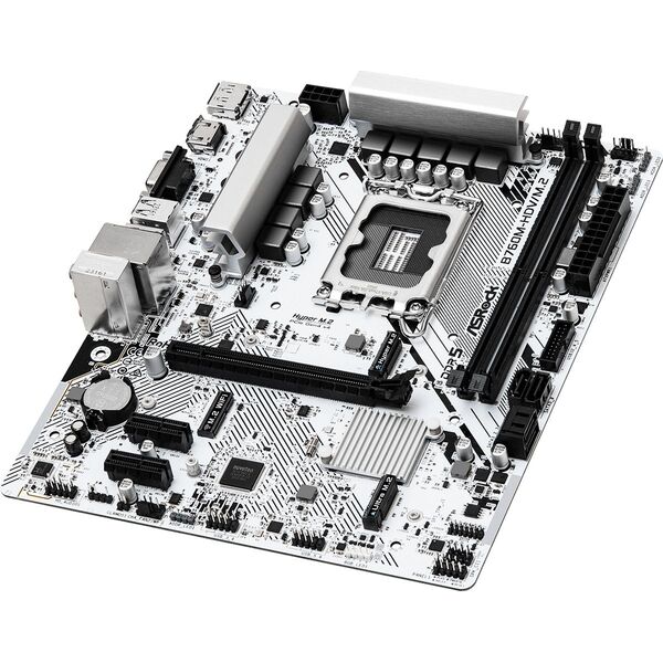 Купить Материнская плата ASRock B760M-HDV/M.2 LGA1700 Intel B760 2xDDR5 mATX AC97 8ch(7.1) 2.5Gg RAID+VGA+HDMI+DP, изображение 4 в компании Зеон