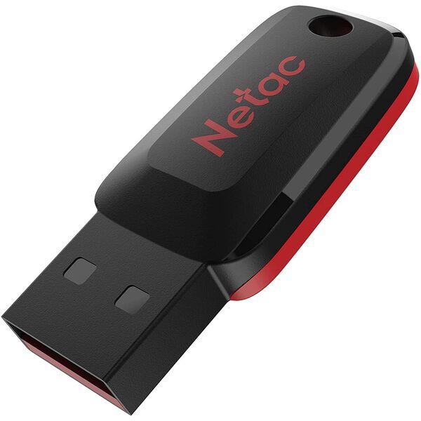 Купить Флеш-диск Netac 8Gb USB2.0 черный/красный [NT03U197N-008G-20BK], изображение 3 в компании Зеон