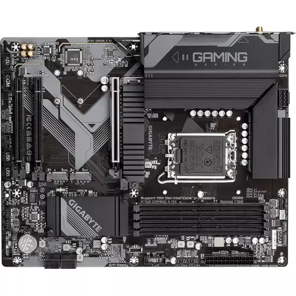 Купить Материнская плата GigaByte B760 GAMING X AX LGA1700 Intel B760 4xDDR5 ATX AC97 8ch(7.1) 2.5Gg RAID+HDMI+DP, изображение 6 в компании Зеон