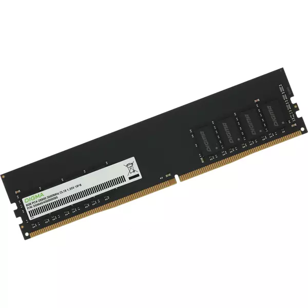 Купить Оперативная память Digma 8Gb DDR4 3600MHz PC4-28800 CL18 DIMM 288-pin 1.35В single rank RTL [DGMAD43600008S] в компании Зеон