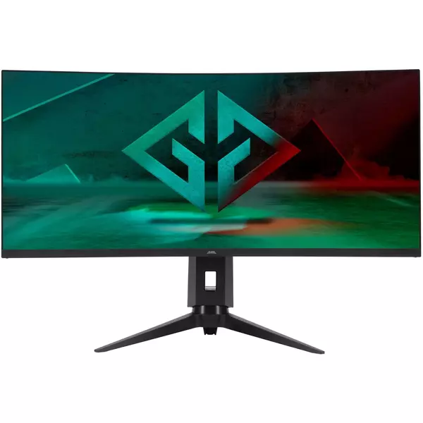 Купить ЖК-монитор GMNG Gaming GM-34C11W 34" VA LED 2ms 21:9 HDMI M/M матовая HAS Piv 4000:1 300cd 178гр/178гр 3440x1440 165Hz G-Sync FreeSync DP 2K 8.57кг черный [GM34VG01] в компании Зеон