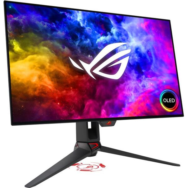 Купить ЖК-монитор Asus ROG Swift PG27AQDM 27" OLED LED 16:9 HDMI M/M матовая HAS Piv 450cd 178гр/178гр 2560x1440 240Hz FreeSync Premium DP 2K USB 6.9кг черный [90LM08Q0-B01A70], изображение 3 в компании Зеон