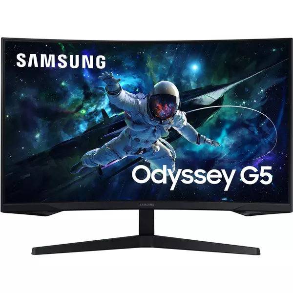 Купить ЖК-монитор Samsung Odyssey G5 S32CG550EI 32" VA LED 1ms 16:9 HDMI матовая 300cd 178гр/178гр 2560x1440 165Hz FreeSync DP 2K USB 5.2кг черный [LS32CG550EIXCI] в компании Зеон