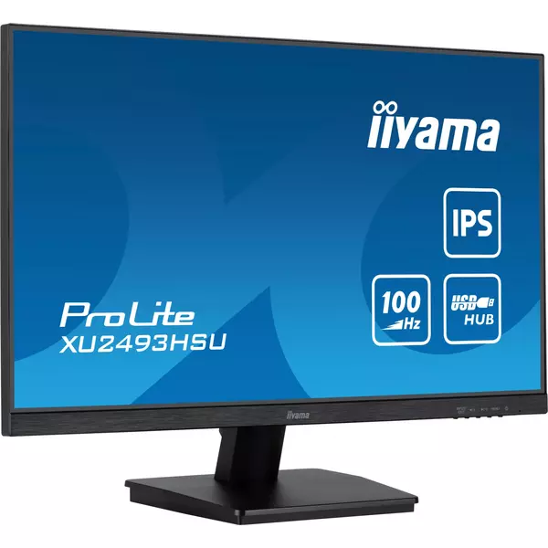 Купить ЖК-монитор Iiyama ProLite XU2493HSU-B6 23.8" IPS LED 1ms 16:9 HDMI M/M матовая 250cd 178гр/178гр 1920x1080 100Hz DP FHD USB 3кг черный, изображение 2 в компании Зеон