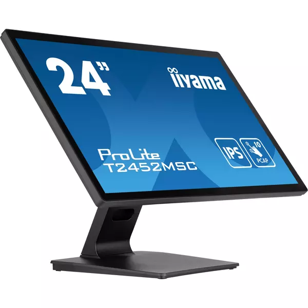 Купить ЖК-монитор Iiyama ProLite T2452MSC-B1 23.8" IPS LED 14ms 16:9 HDMI M/M матовая 400cd 178гр/178гр 1920x1080 60Hz DP FHD USB Touch 5.6кг черный, изображение 5 в компании Зеон