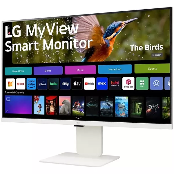 Купить ЖК-монитор LG MyView 32SR85U-W 31.5" IPS LED 16:9 HDMI M/M Cam матовая HAS 400cd 178гр/178гр 3840x2160 60Hz 4K USB 7.7кг белый [32SR85U-W.ARUZ], изображение 5 в компании Зеон