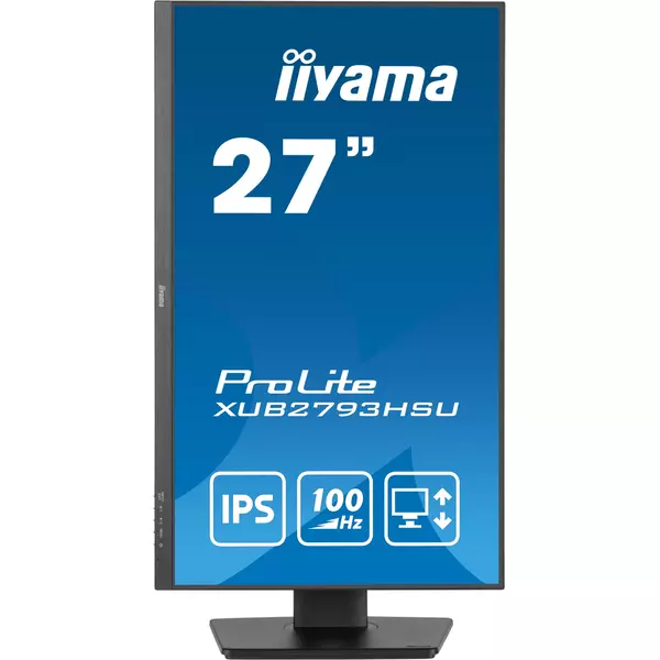 Купить ЖК-монитор Iiyama ProLite XUB2793HSU-B6 27" IPS LED 1ms 16:9 HDMI M/M матовая HAS Piv 250cd 178гр/178гр 1920x1080 100Hz DP FHD USB 5.4кг черный, изображение 2 в компании Зеон