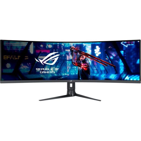 Купить ЖК-монитор Asus ROG Strix XG49WCR 49" VA LED 1ms 32:9 HDMI матовая HAS Piv 450cd 178гр/178гр 5120x1440 165Hz DP 5K USB 14.92кг черный [90LM08I0-B01170] в компании Зеон