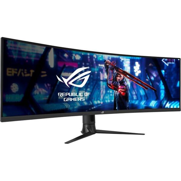 Купить ЖК-монитор Asus ROG Strix XG49WCR 49" VA LED 1ms 32:9 HDMI матовая HAS Piv 450cd 178гр/178гр 5120x1440 165Hz DP 5K USB 14.92кг черный [90LM08I0-B01170], изображение 2 в компании Зеон