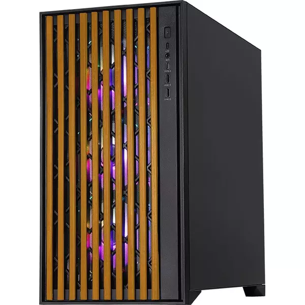 Купить Корпус Formula TimberLine T0 черный без БП mATX 6x120mm 6x140mm 2xUSB3.0 audio, изображение 2 в компании Зеон