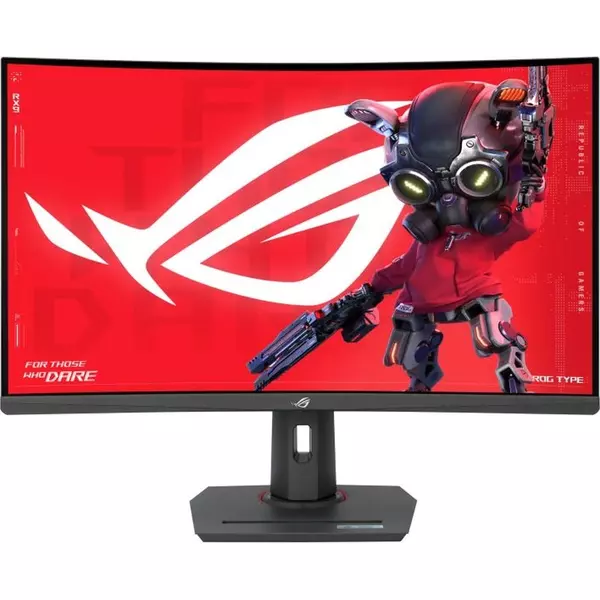 Купить ЖК-монитор Asus ROG Strix XG32WCS 31.5" VA LED 16:9 HDMI матовая HAS Piv 400cd 178гр/178гр 2560x1440 180Hz DP 2K USB 9.4кг черный [90LM0AC0-B01970] в компании Зеон