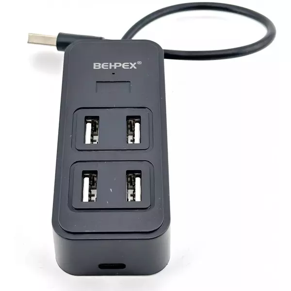 Купить Разветвитель USB 2.0  BPH-1901T 4порт. черный в компании Зеон