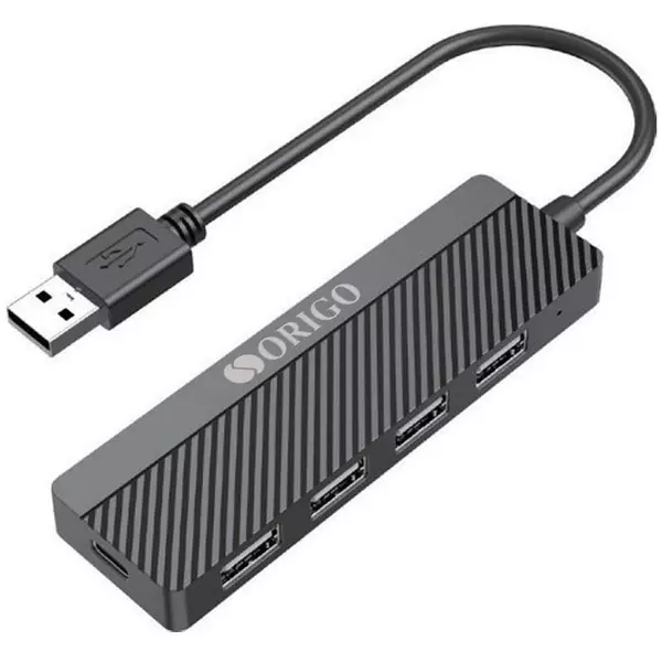 Купить Разветвитель USB 2.0 ORIGO OU1140/A1A 4порт. черный в компании Зеон