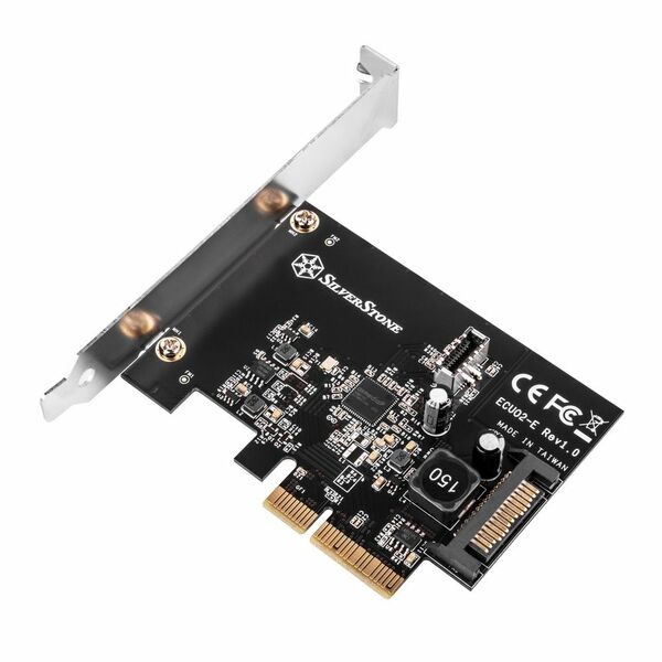 Купить Контроллер SilverStone SST-ECU02-E PCI Express card USB 3.2 Gen 2 internal 20 pin Key-A connector [G56ECU02E000010], изображение 6 в компании Зеон