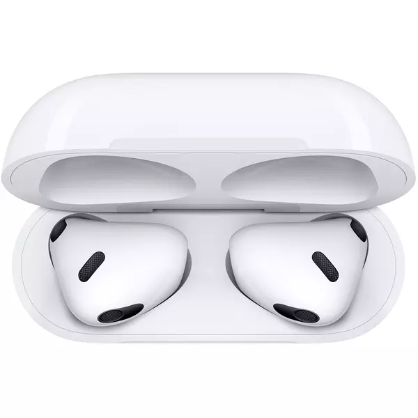 Купить Гарнитура вкладыши Apple AirPods 3 A2565/A2564/A2897 Lightning беспроводные bluetooth в ушной раковине белый [MPNY3CH/A], изображение 6 в компании Зеон