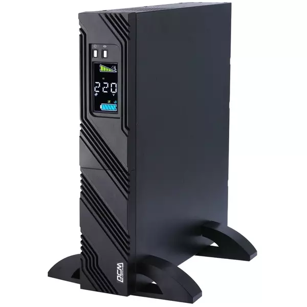 Купить Источник бесперебойного питания PowerCom Smart King Pro+ SPR-2000 LCD 1600Вт 2000ВА черный, изображение 2 в компании Зеон