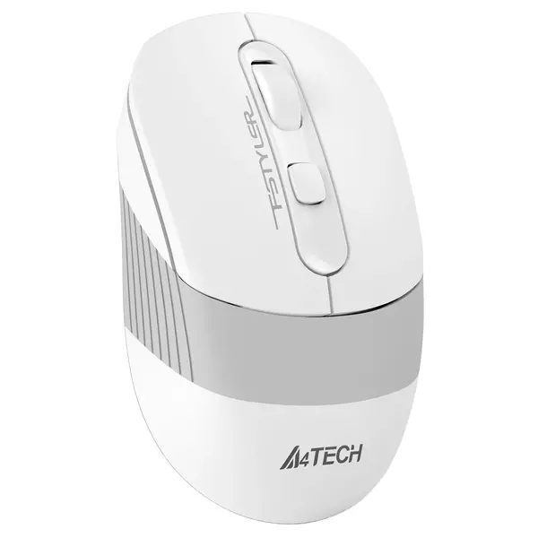 Купить Мышь A4-Tech Fstyler FB10C GRAYISH WHITE белый/серый оптическая 2000dpi беспров. BT/Radio USB 4but, изображение 2 в компании Зеон