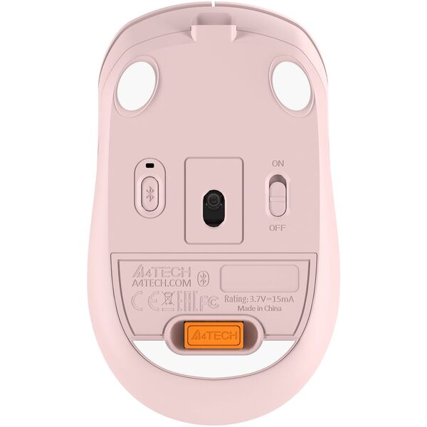 Купить Мышь A4-Tech Fstyler FB10CS BABY PINK розовый оптическая 2000dpi silent беспров. BT/Radio USB 4but, изображение 11 в компании Зеон