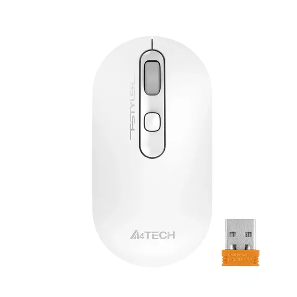 Купить Мышь A4-Tech Fstyler FG20 White белый оптическая 2000dpi беспров. USB для ноутбука 4but, изображение 2 в компании Зеон