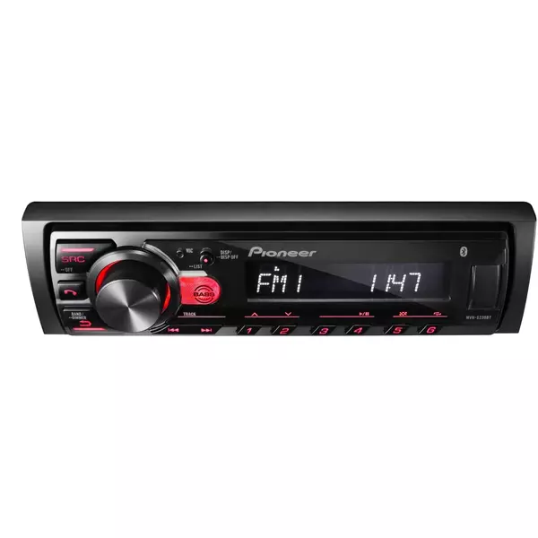 Купить Автомагнитола Pioneer MVH-S235BT 1DIN 4x50Вт 2 RDS, изображение 3 в компании Зеон