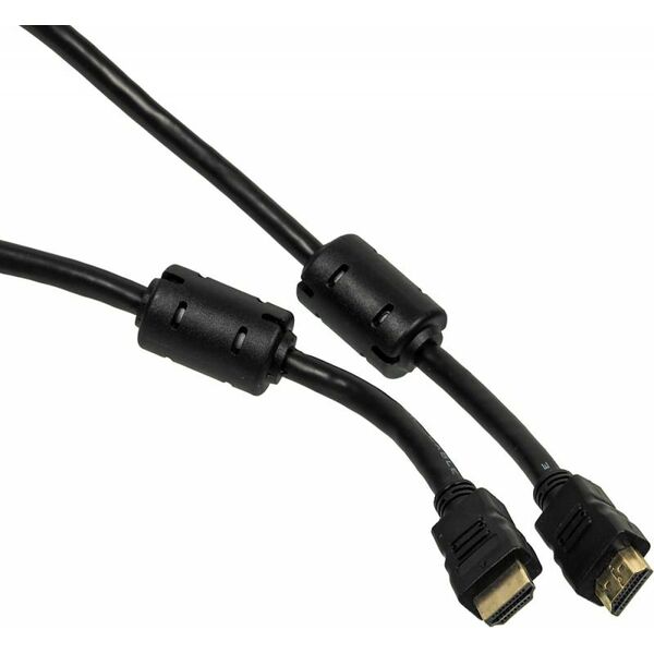 Купить Кабель соединительный аудио-видео Ningbo HDMI-5M-MG HDMI (m)/HDMI (m) 5м. феррит.кольца позолоч.конт. черный [HDMI-5M-MG(VER1.4)BL], изображение 2 в компании Зеон