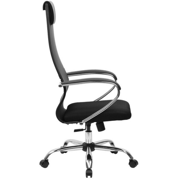 Стулья и кресла: Кресло Brabix PREMIUM Ultimate EX-800 хром, плотная двойная сетка Х2, черное [532911] фотографии